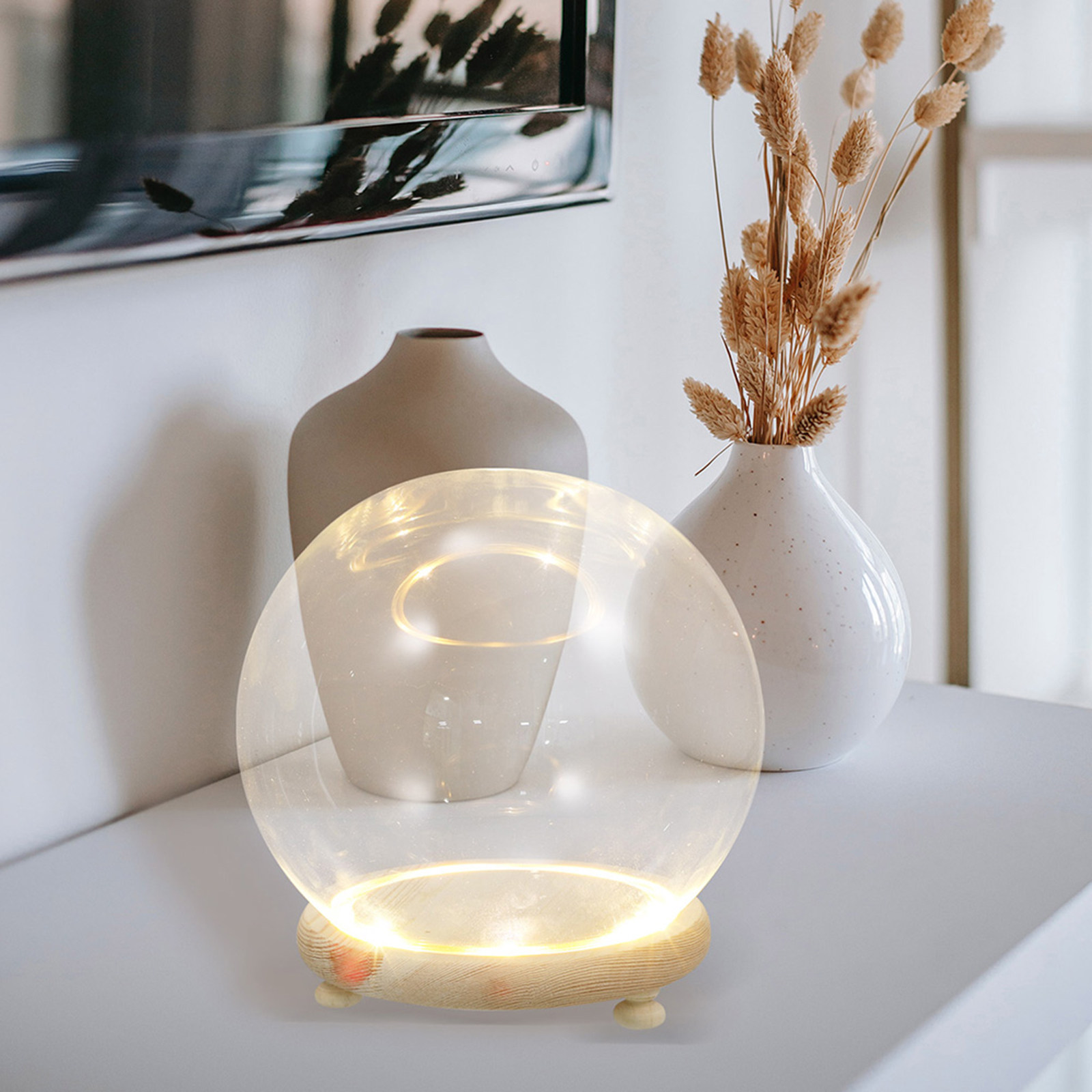 Plastic Dome Clear - غطاء عرض زجاجي شفاف على شكل