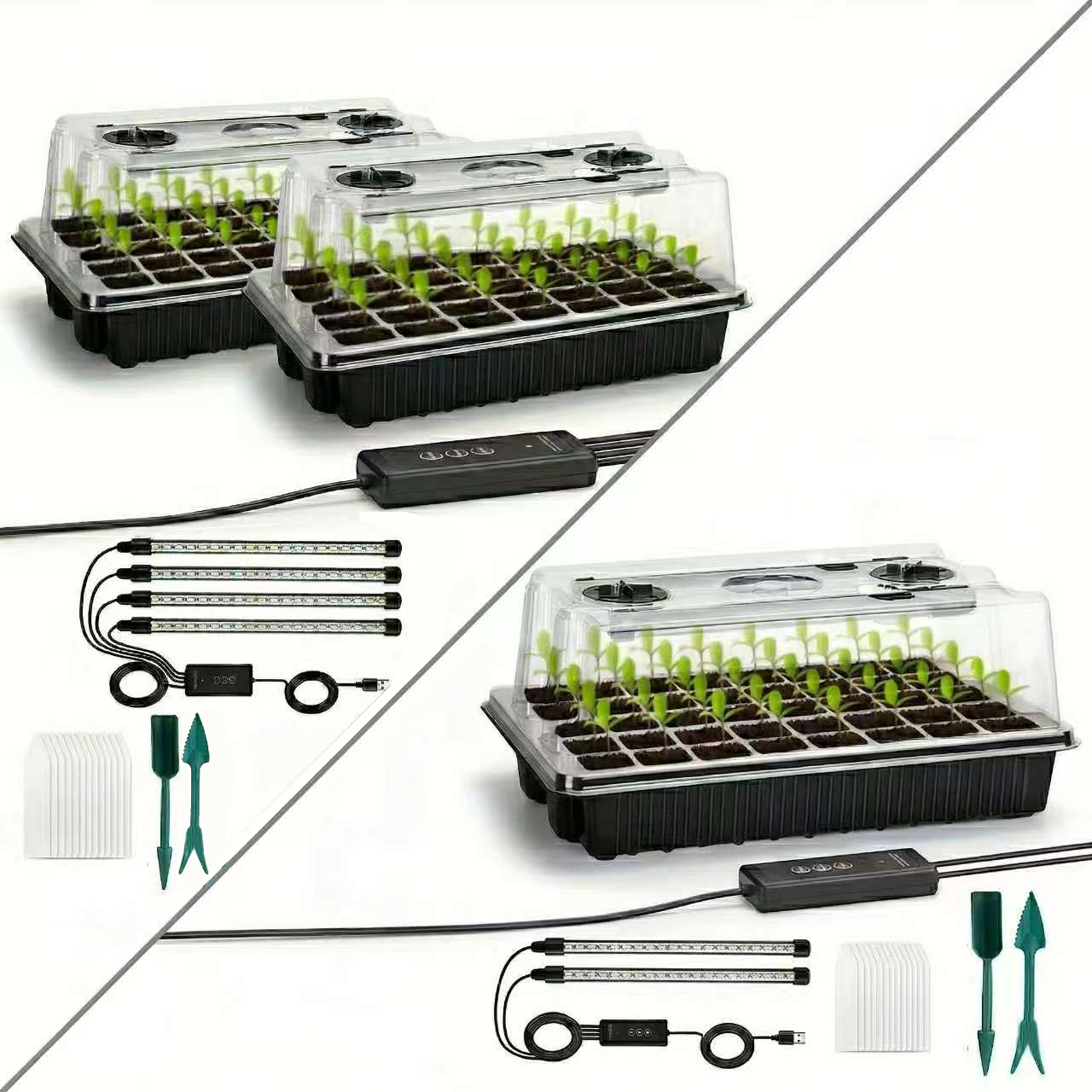 Humidity Dome Kit - طقم بدء زراعة البذور بـ 40