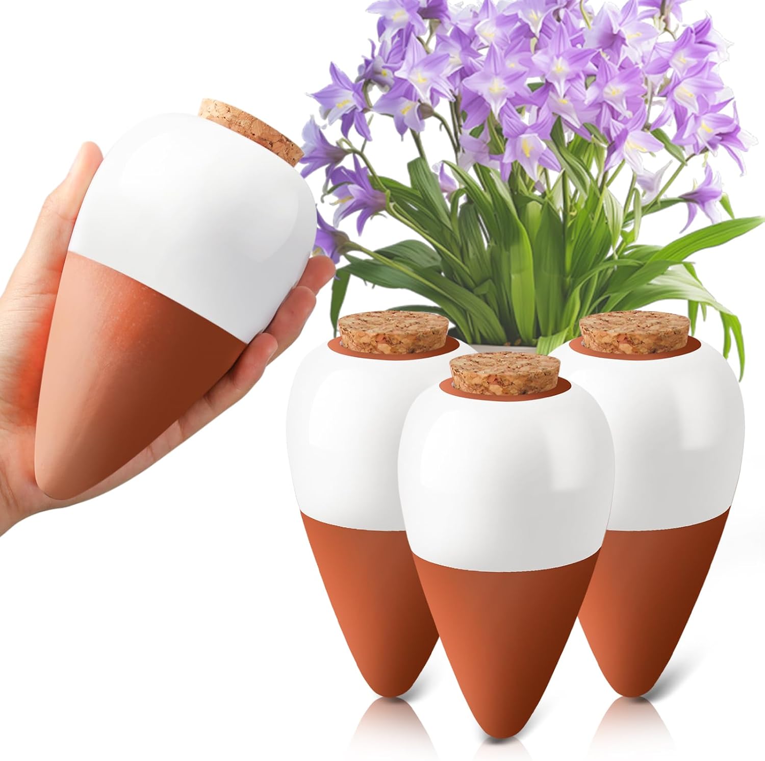 Self Watering Insert - أداة سقي نباتات التيراكوتا، كرة سقي