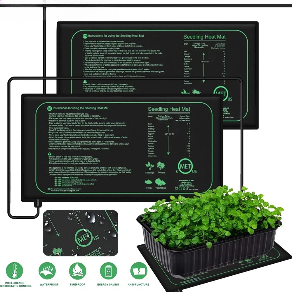 Rooting Gel Clone - بساط تسخين للشتلات 10/25/50 سم، مقاوم