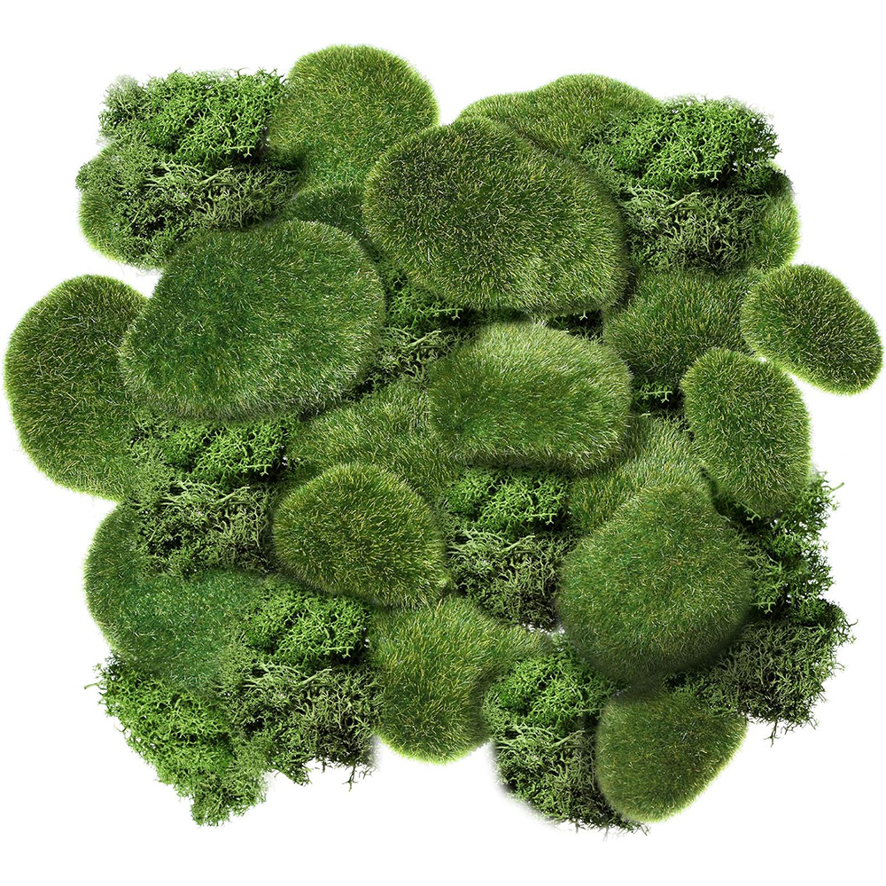 Sphagnum Moss Dry - الاصطناعي وهمية الطحلب الصخور الحياة الأبدية