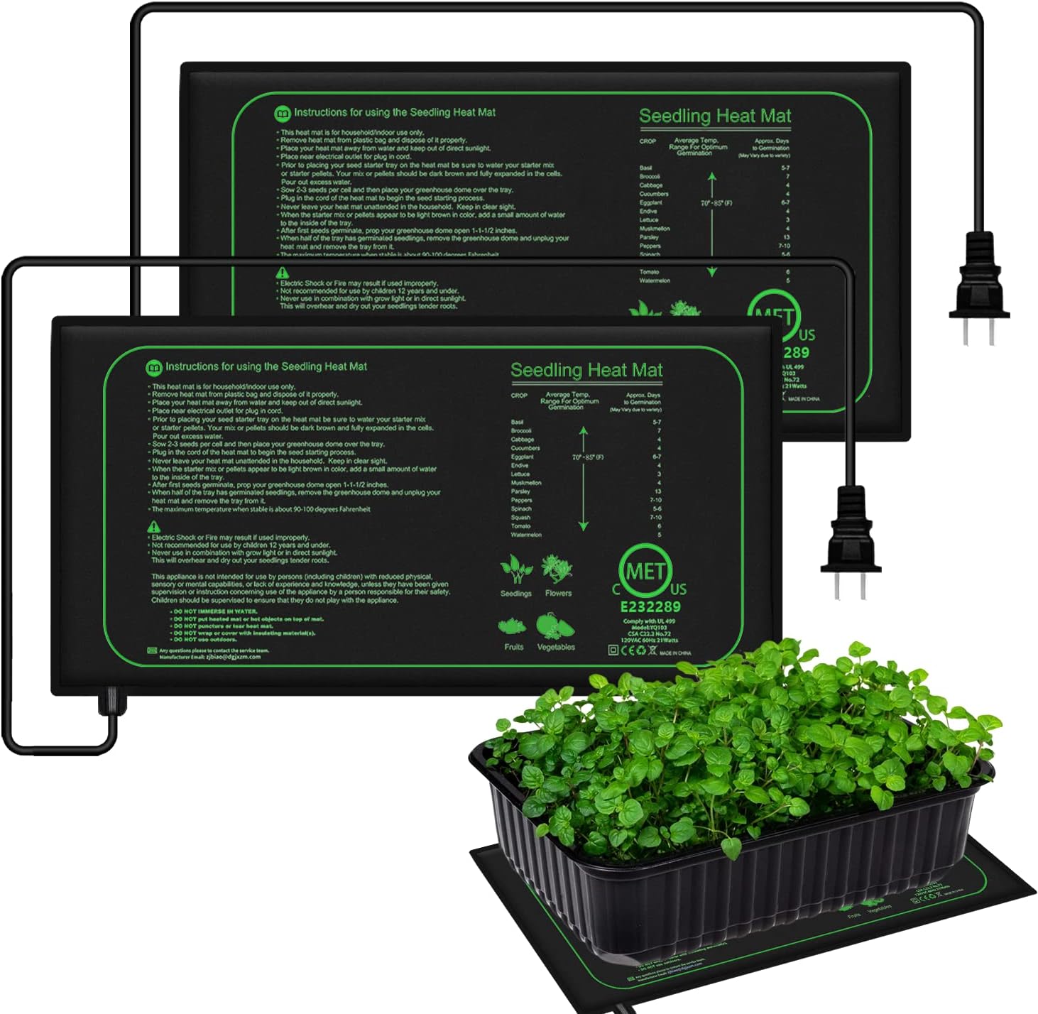 Heat Mat Seedling - 10/25/50 سنتيمتر الشتلات الحرارة حصيرة نباتات