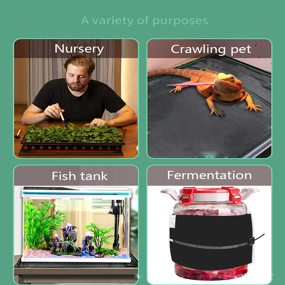 Heat Mat Seedling - وسادة تدفئة للشتلات 5~28 واط مضادة