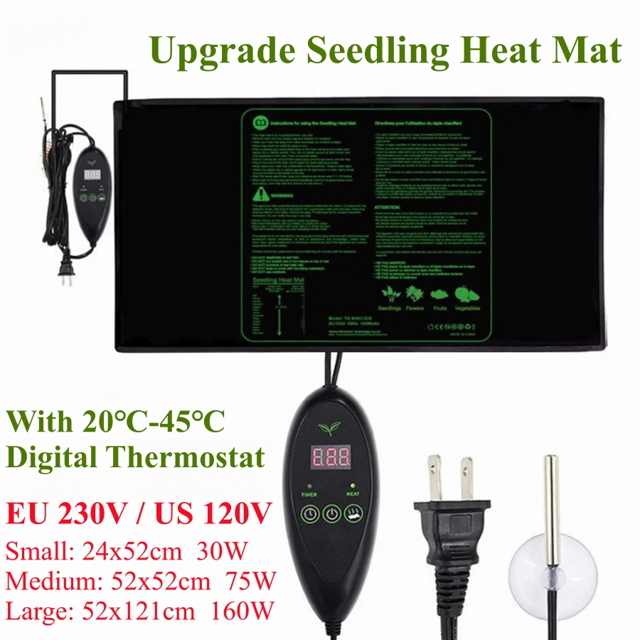 Heat Mat Seedling - 3 أحجام ترقية الشتلات الحرارة حصيرة