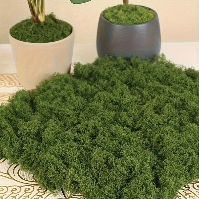 Sphagnum Moss Dry - الطحلب الأخضر المزيف DIY الحرف العشب
