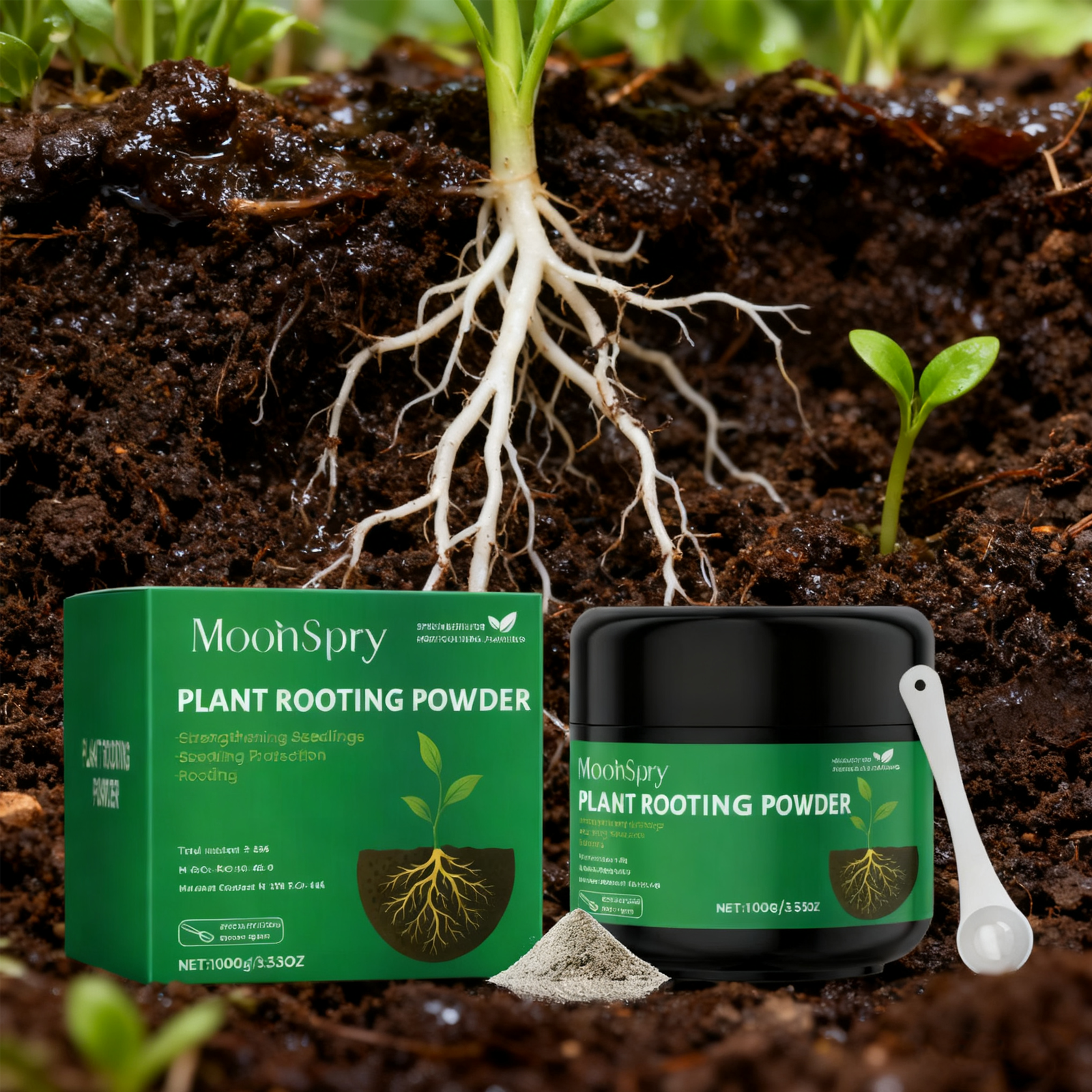 Rooting Hormone Powder - 100 جرام من مسحوق تأصيل النباتات