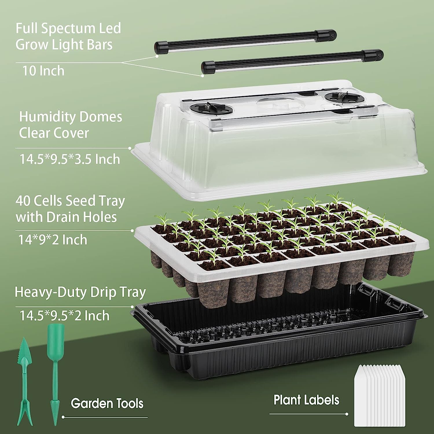 【الأفضل】 مجموعة واحدة، صواني ب - مراجعة Humidity Dome Kit وسعره