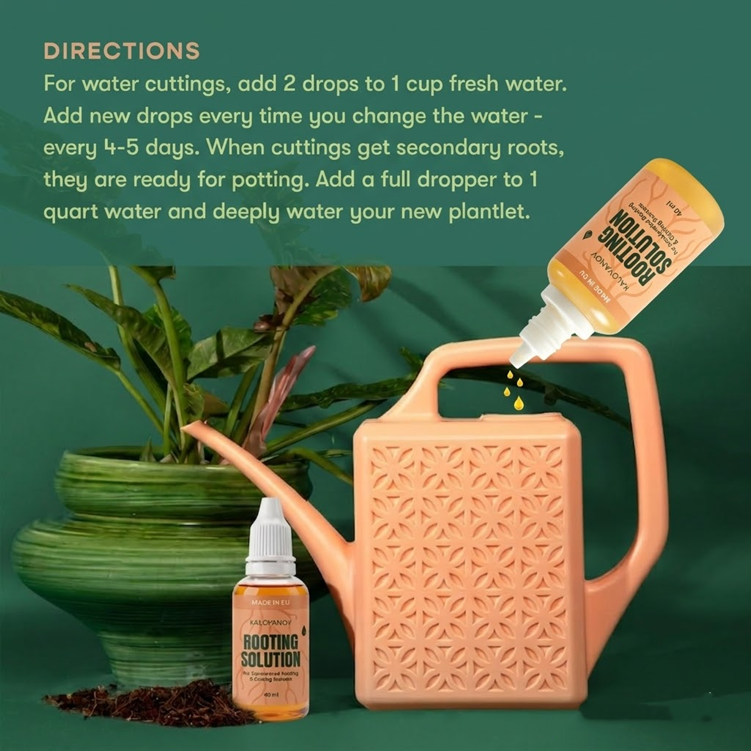 رووت دروبس هرمون تجذير سائل لل - مراجعة Rooting Hormone Powder وسعره