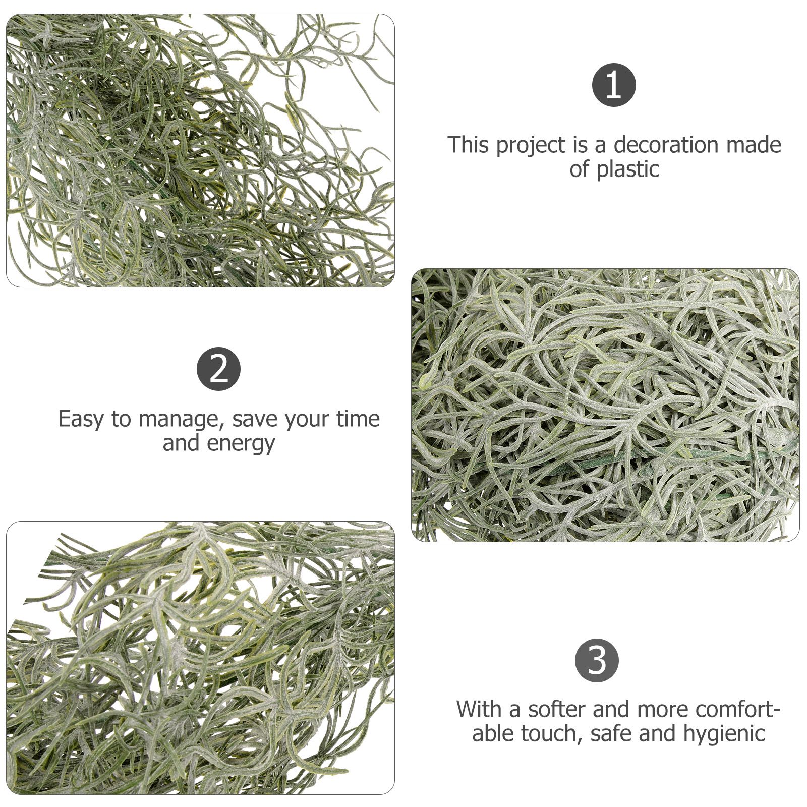 زهور مجففة صناعية خضراء عميقة  - مراجعة Sphagnum Moss Dry وسعره