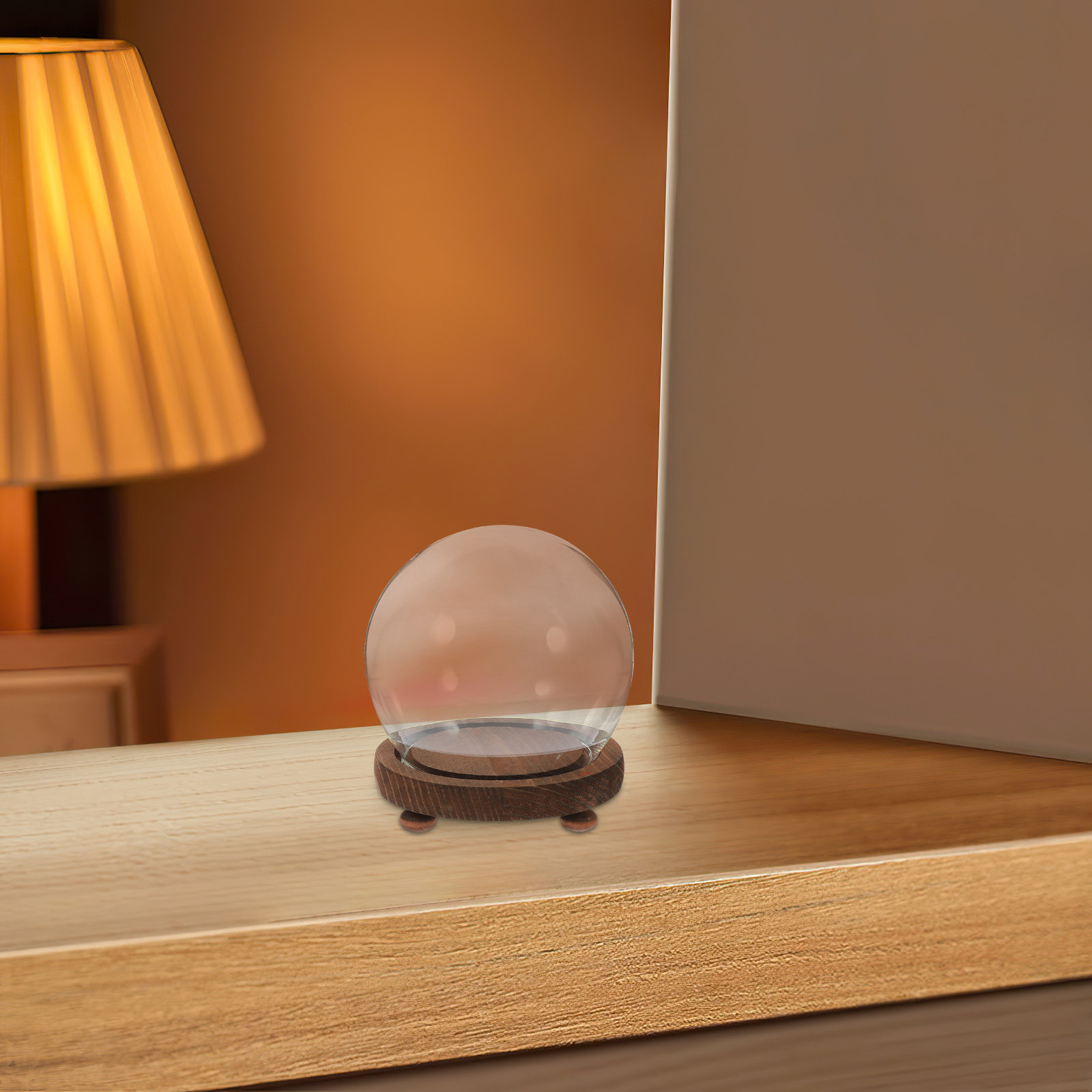 أغطية زجاجية كروية للزينة، قبا - مراجعة Plastic Dome Clear وسعره