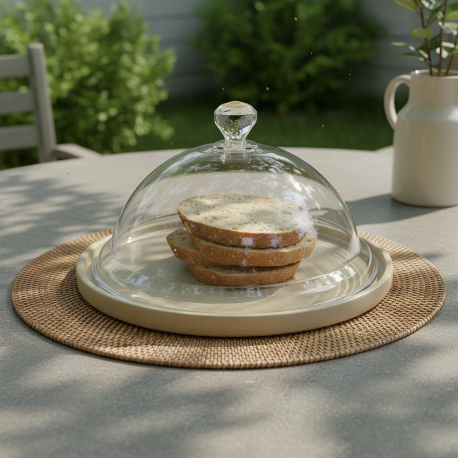 غطاء حماية للطعام مقاوم للغبار - مراجعة Plastic Dome Clear وسعره