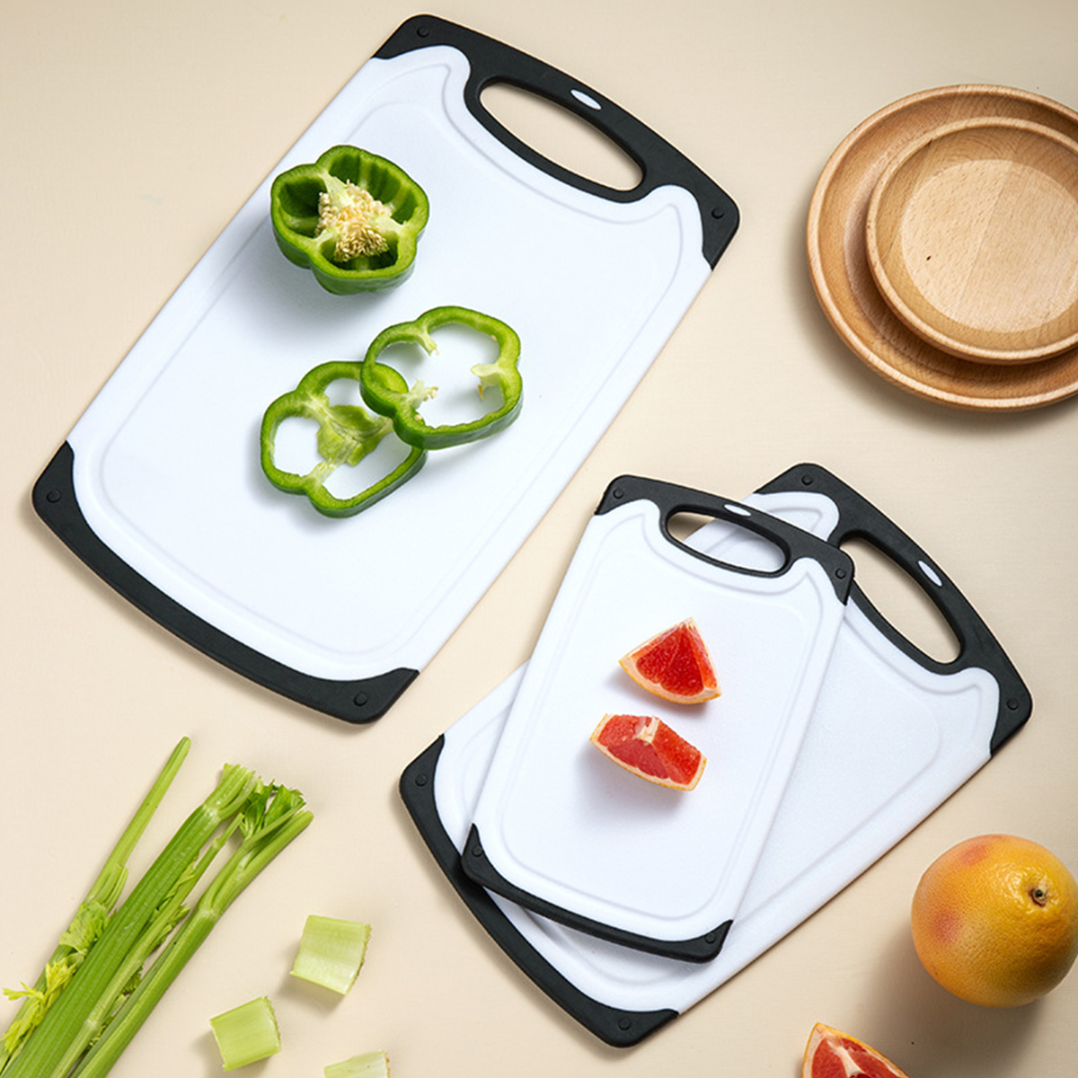 لوح تقطيع بلاستيكي مزدوج الجوا - مراجعة Cutting Board Foam وسعره