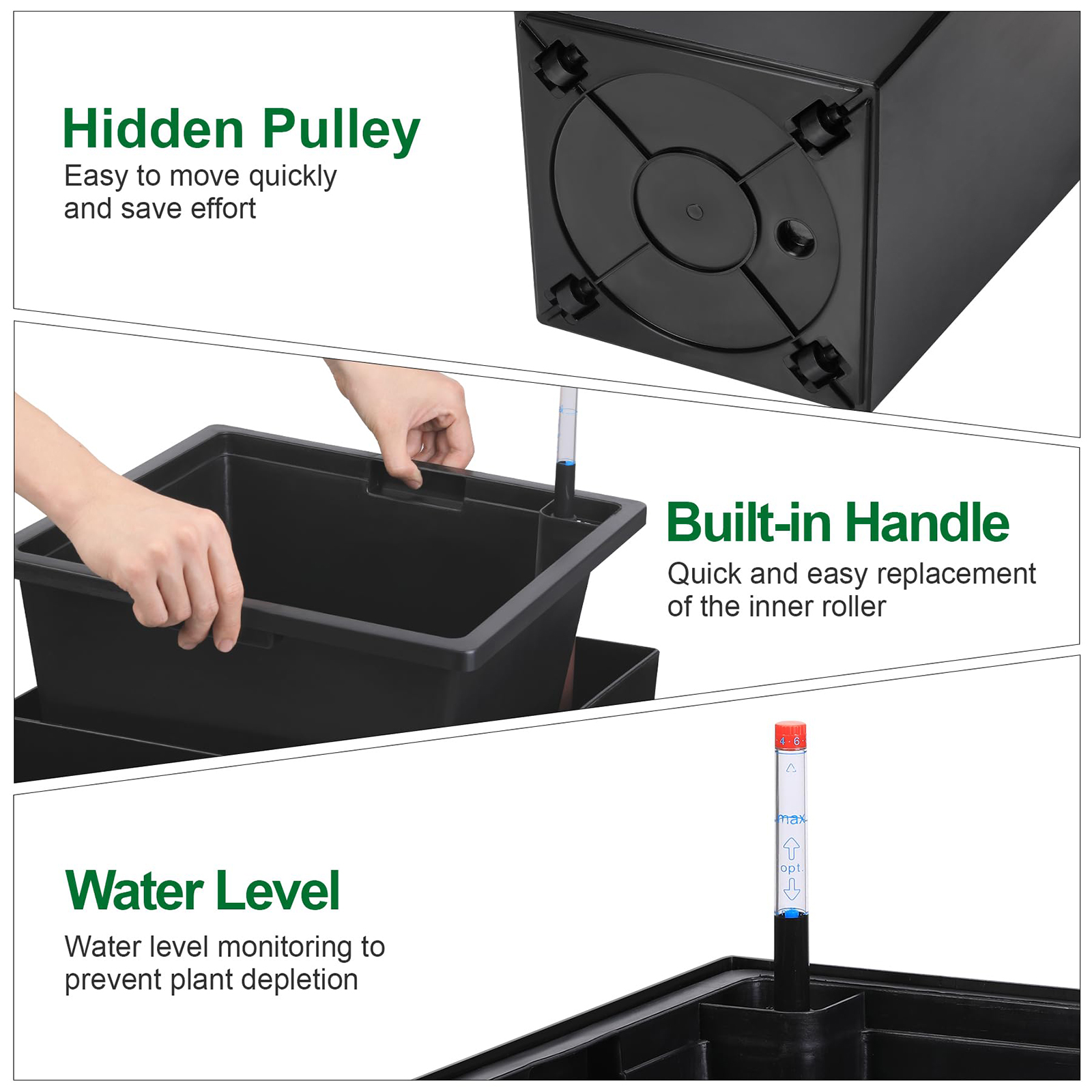 مجموعة من 2 أحواض زرع بارتفاع  - مراجعة Self Watering Insert وسعره