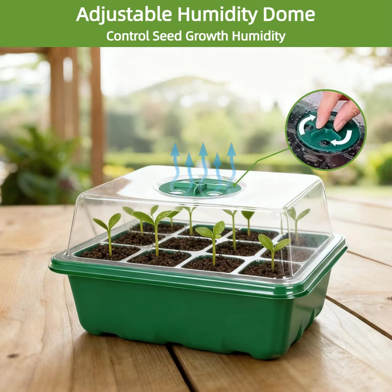 صينية بذور مع قبة رطوبة، طقم إ - مراجعة Humidity Dome Kit وسعره