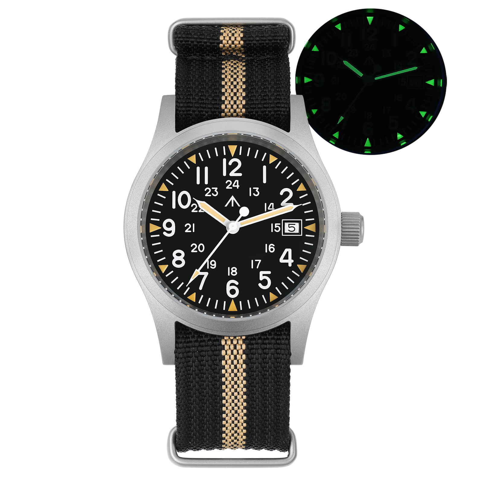 Militado ML05 ساعة عسكرية روند - مراجعة Plastic Dome Clear وسعره