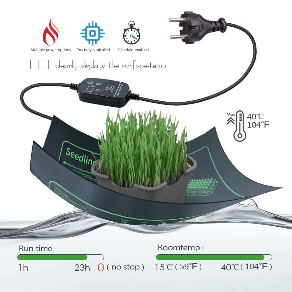 حصيرة حرارية زواحف مقاومة للما - مراجعة Heat Mat Seedling وسعره