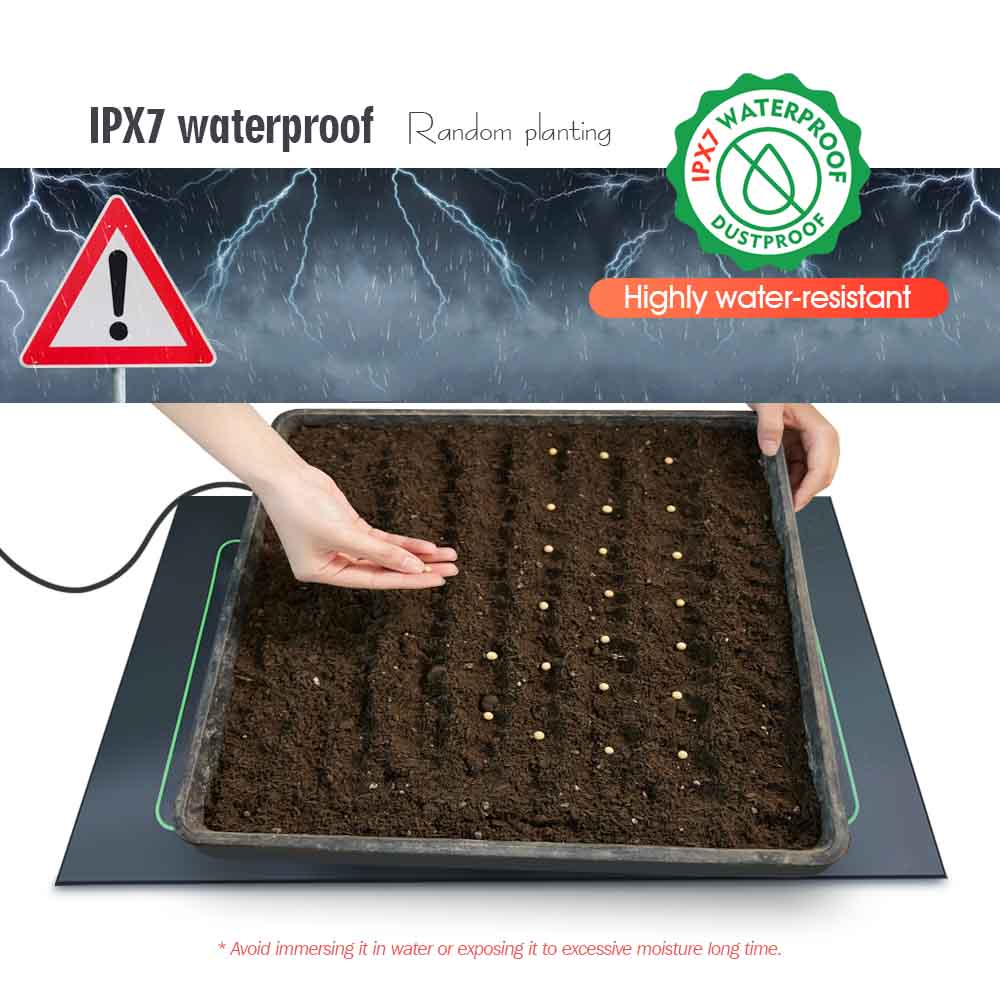 حصيرة حرارية زواحف مقاومة للما - مراجعة Heat Mat Seedling وسعره