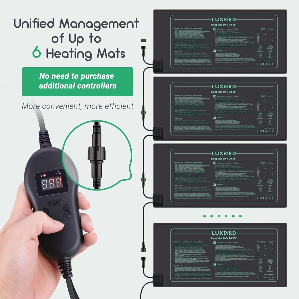 4 قطع من حصائر التدفئة للشتلات - مراجعة Heat Mat Seedling وسعره