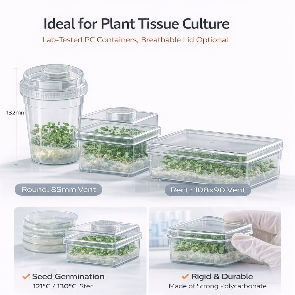 حاوية لزراعة الأنسجة النباتية  - مراجعة Agar Tissue Culture وسعره