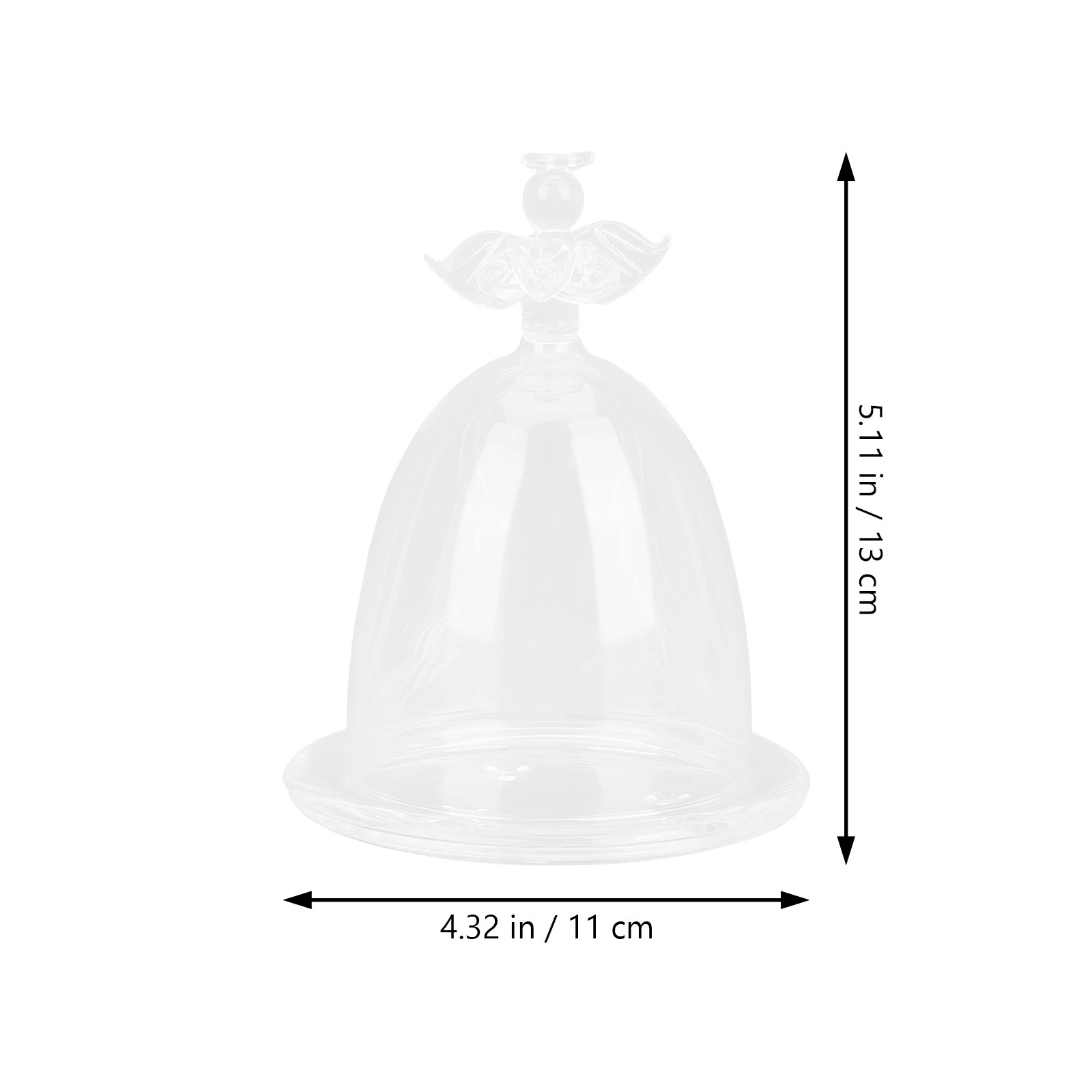 قبة عرض زجاجية شفافة للزهور ال - مراجعة Plastic Dome Clear وسعره