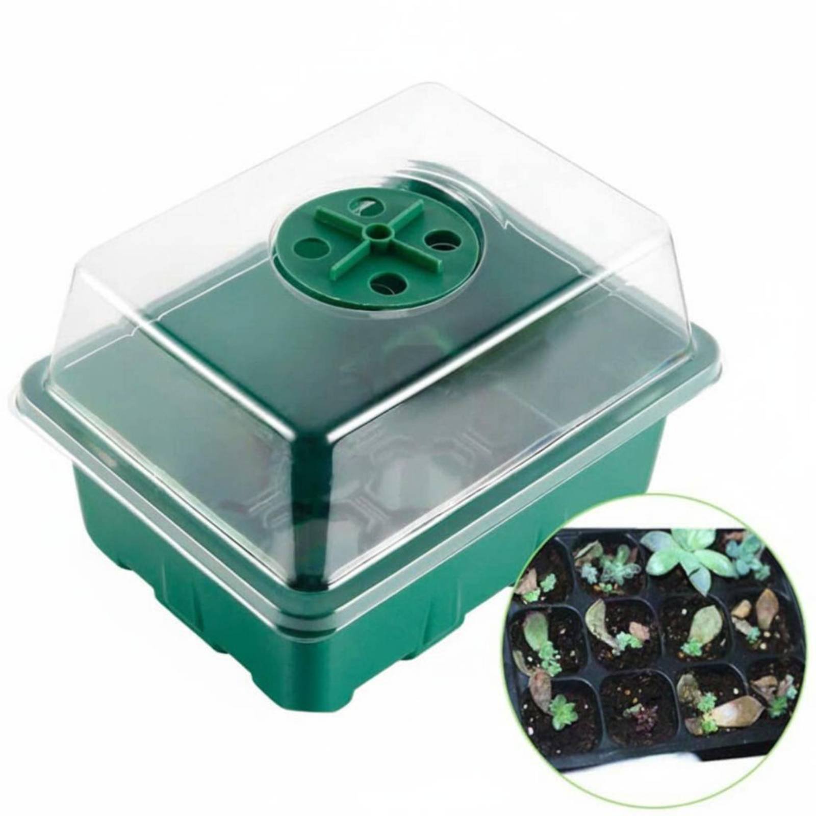 صينية إنبات بـ 12 حجرة مع نظام - مراجعة Humidity Dome Kit وسعره
