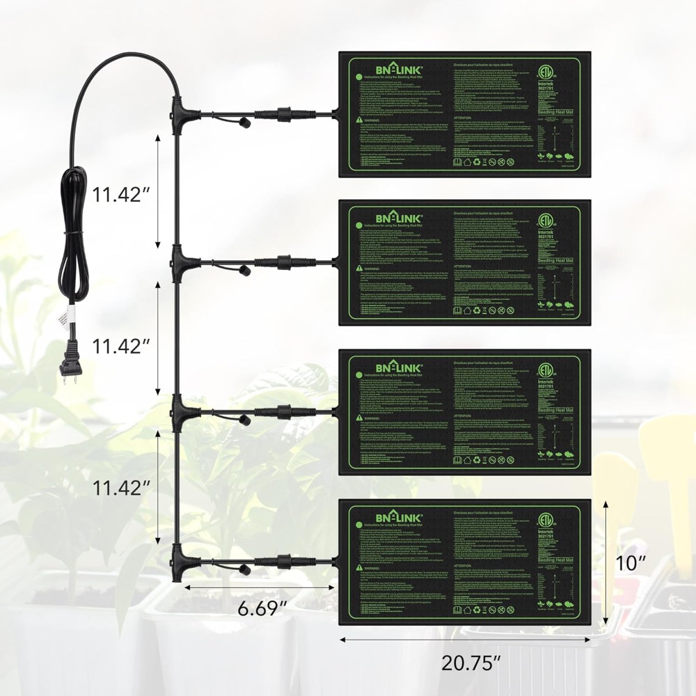 حصيرة تسخين للشتلات 10×20.75 ب - مراجعة Heat Mat Seedling وسعره
