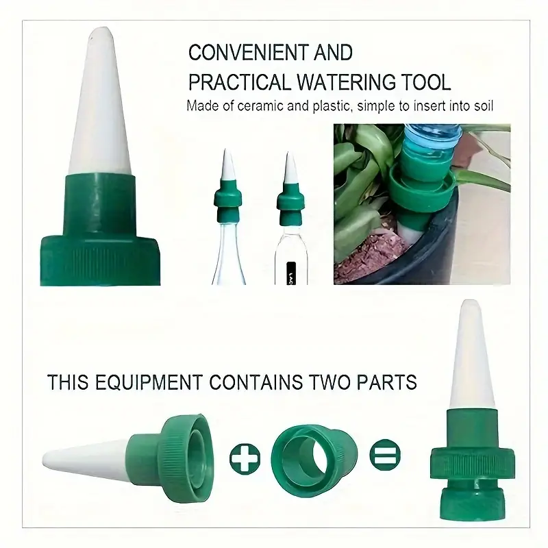 4 قطع من مسامير الري بالتنقيط  - مراجعة Self Watering Insert وسعره