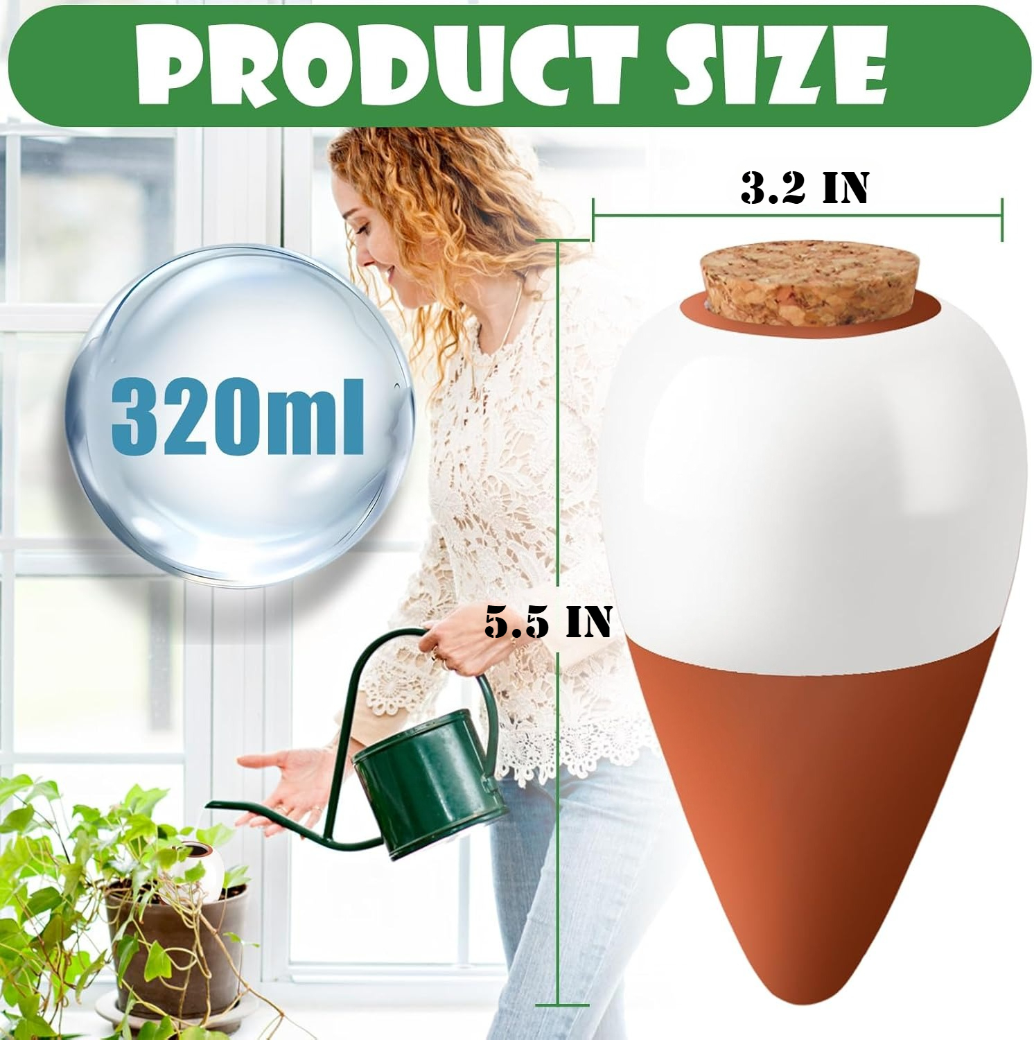 أداة سقي نباتات التيراكوتا، كر - مراجعة Self Watering Insert وسعره