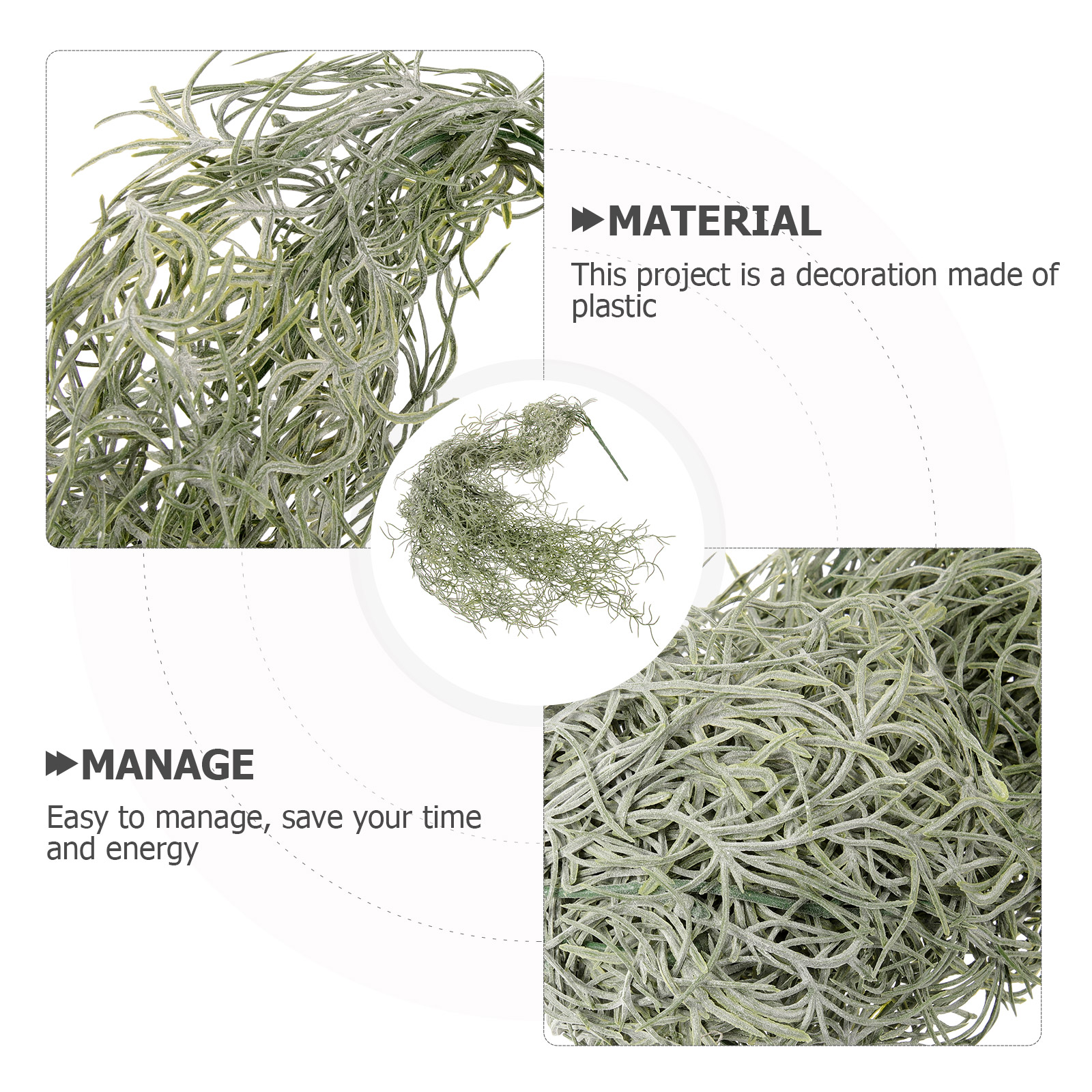 ديكور معلق زهور مجففة اصطناعية - مراجعة Sphagnum Moss Dry وسعره