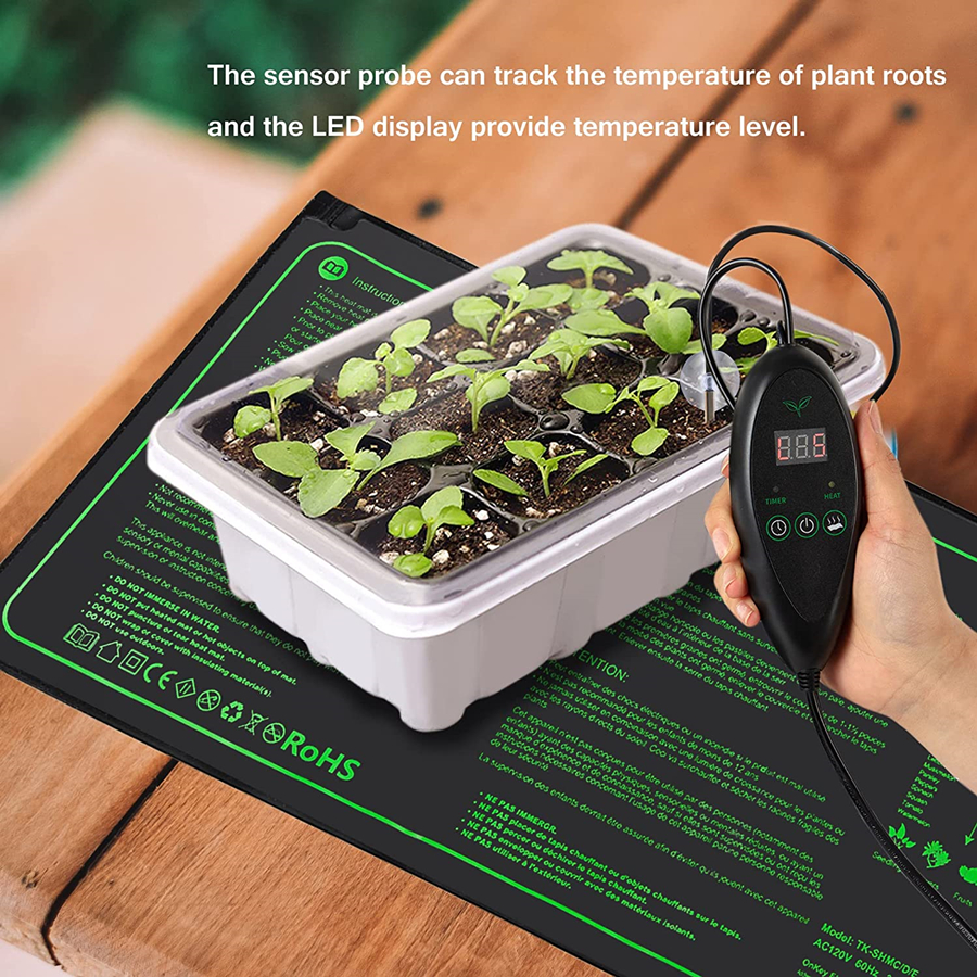3 أحجام ترقية الشتلات الحرارة  - مراجعة Heat Mat Seedling وسعره