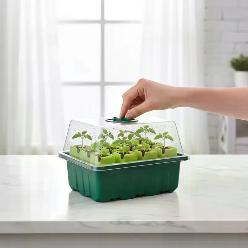 صينية بذور مع قبة رطوبة، طقم ت - مراجعة Humidity Dome Kit وسعره