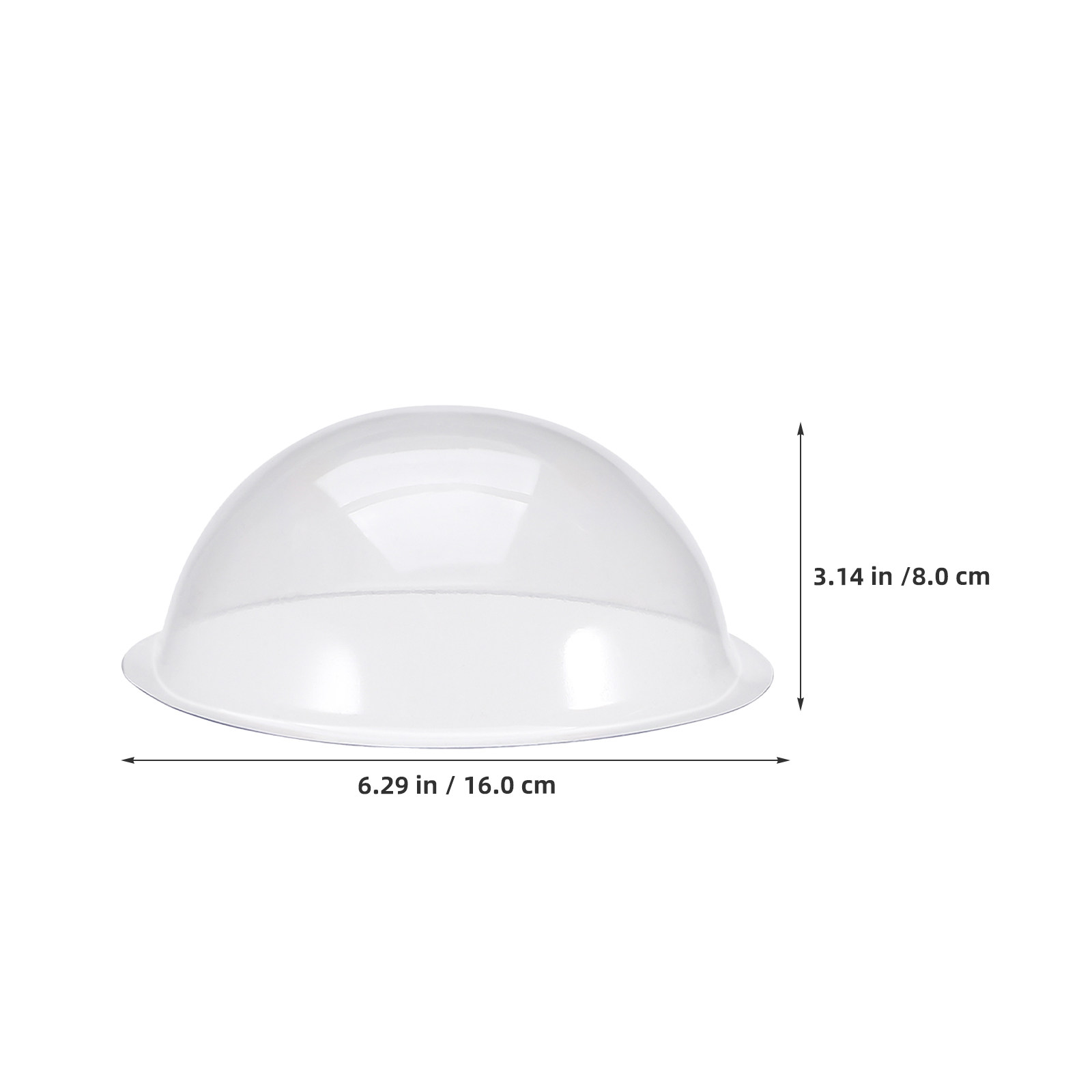 12 قطعة من أغطية قبة الثلج الب - مراجعة Plastic Dome Clear وسعره