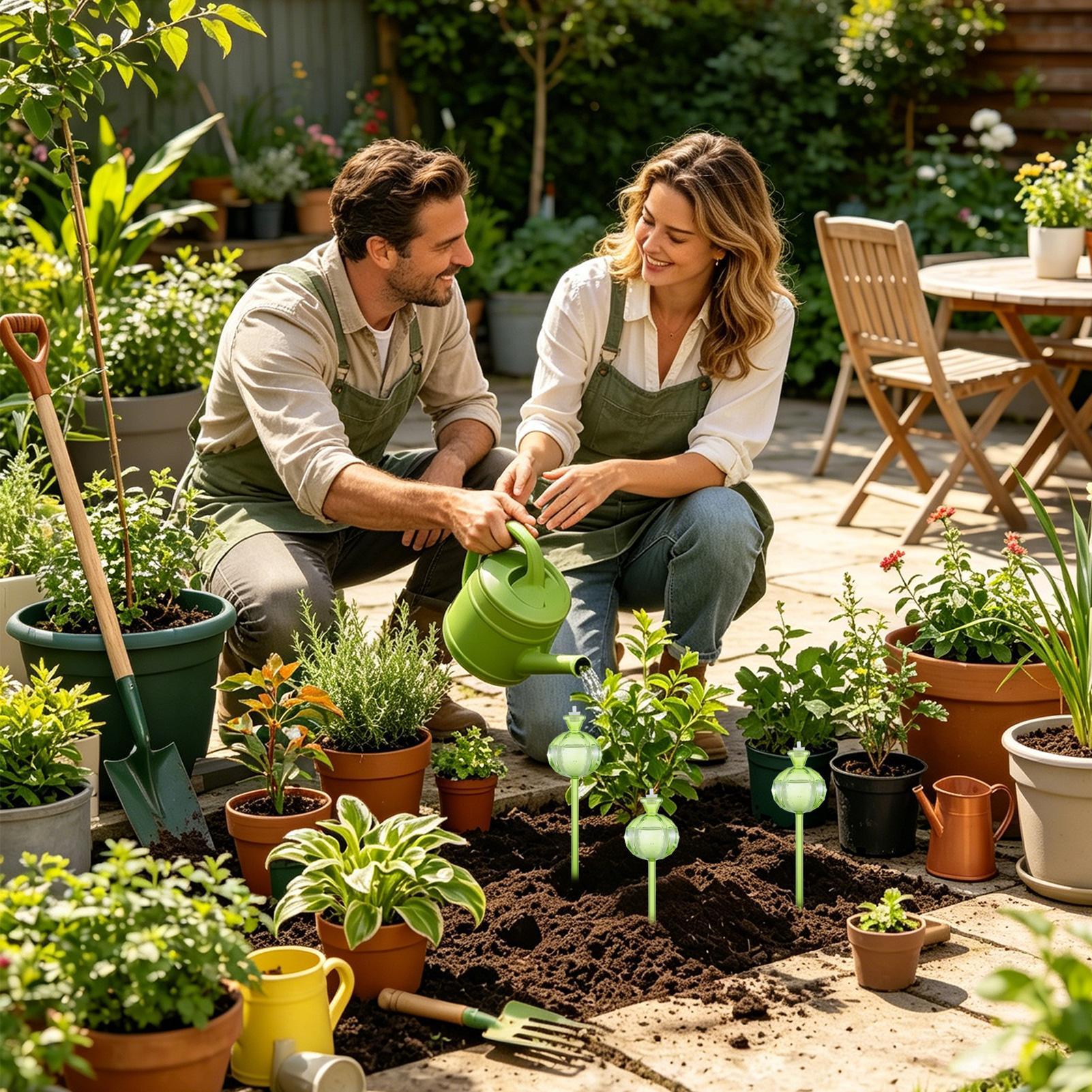 أوتاد سقي النباتات 3 قطع، ذاتي - مراجعة Self Watering Insert وسعره