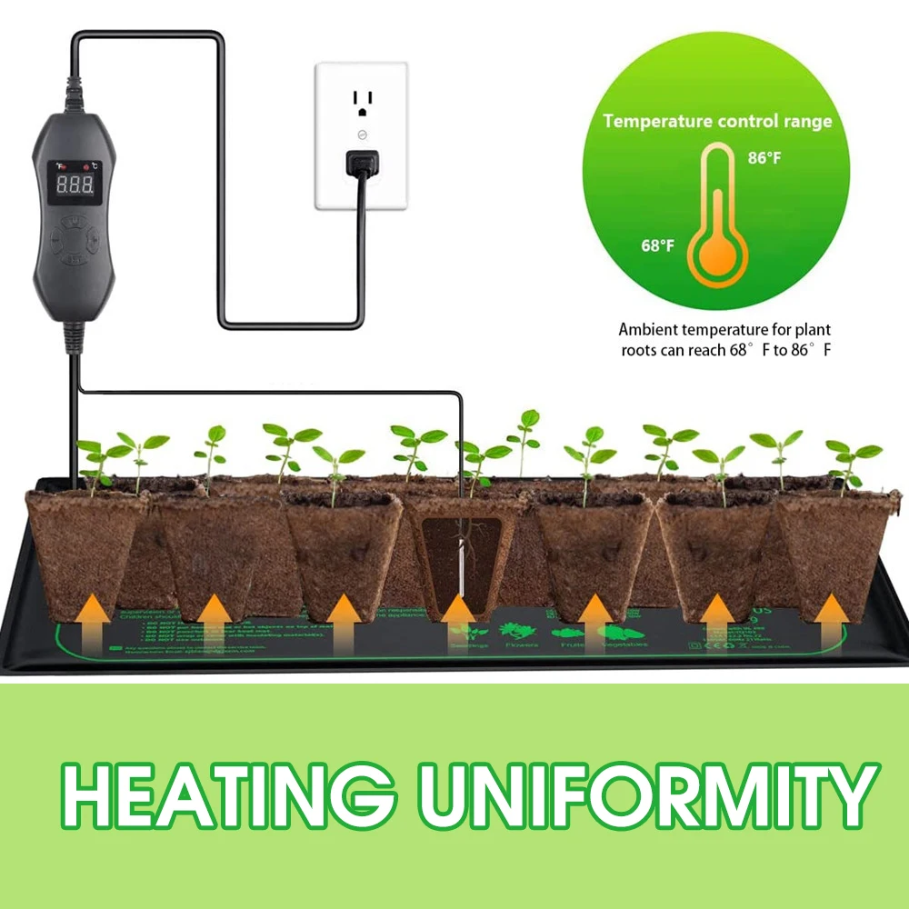 50 واط الاتحاد الأوروبي-الولاي - مراجعة Heat Mat Seedling وسعره