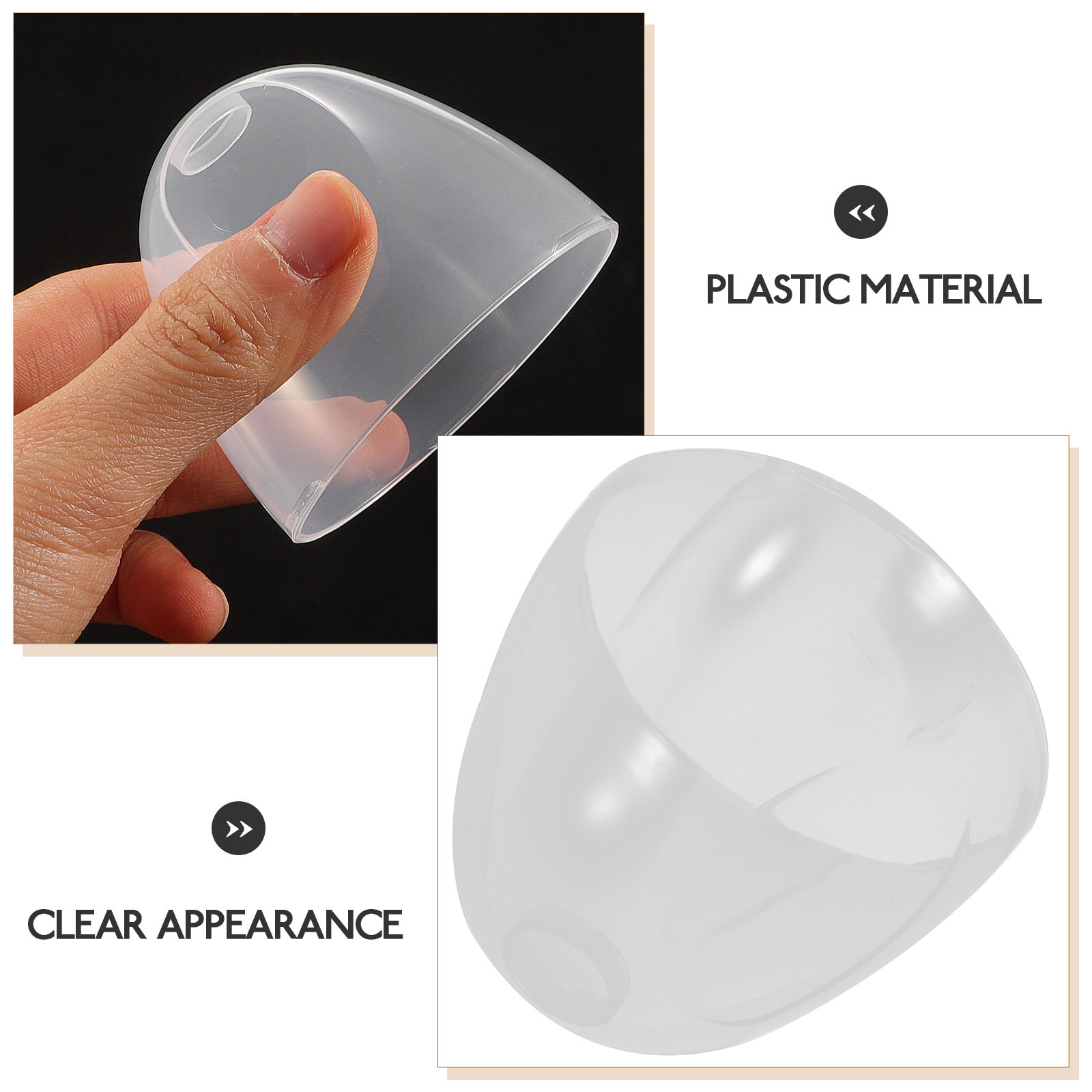 أغطية بلاستيكية بديلة لزجاجات  - مراجعة Plastic Dome Clear وسعره