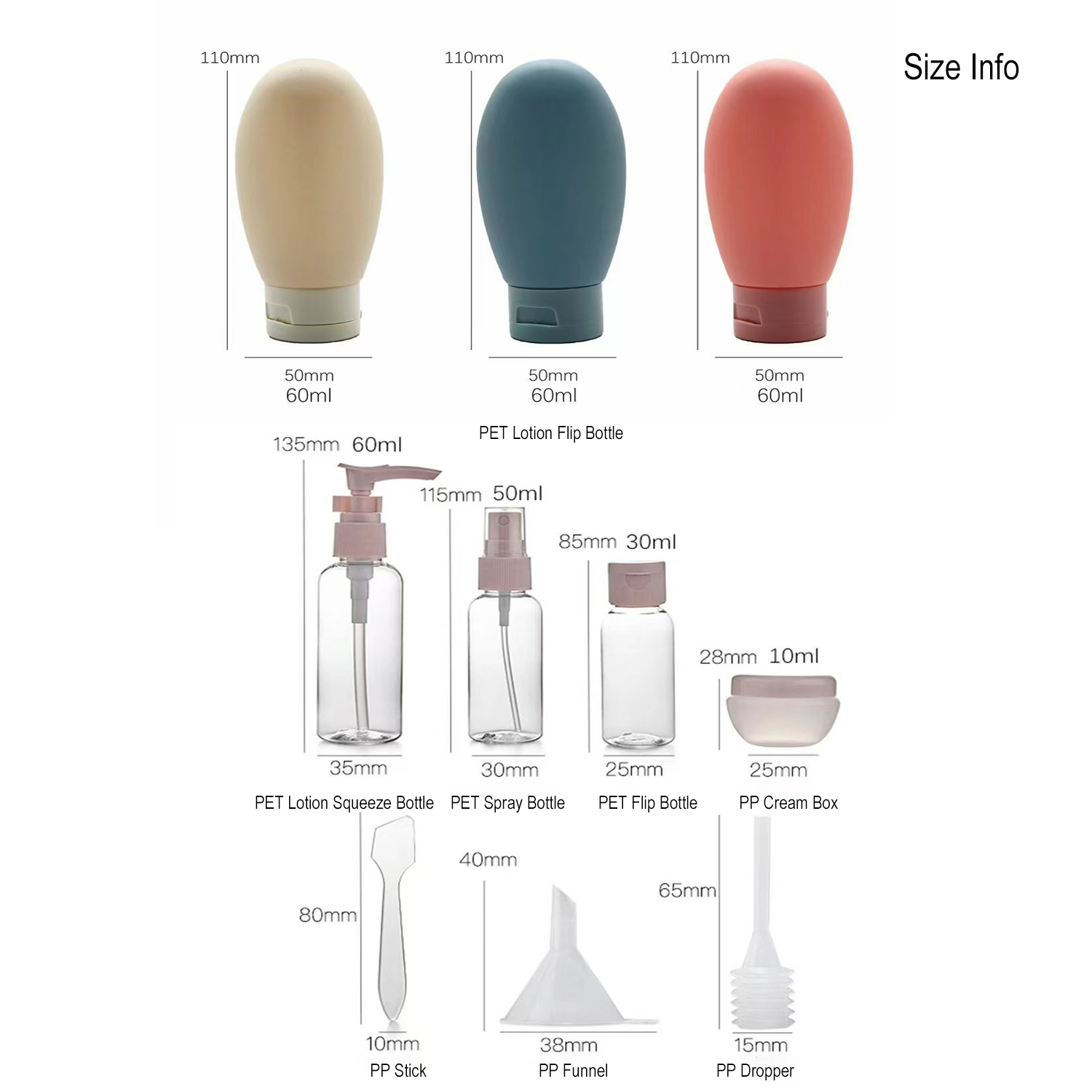 مجموعة من 11 زجاجة سفر مانعة ل - مراجعة Misting Bottle Fine وسعره