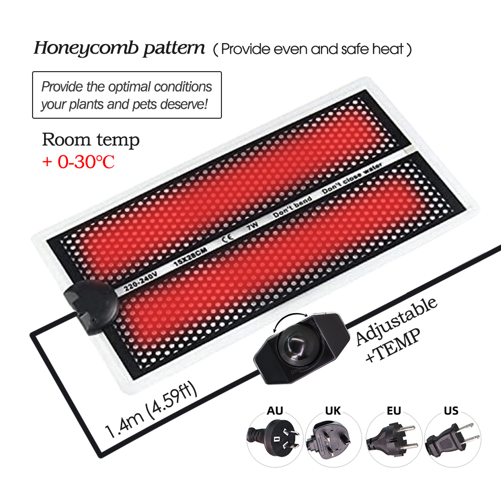 حديقة شتلات لوحة التدفئة مع در - مراجعة Heat Mat Seedling وسعره